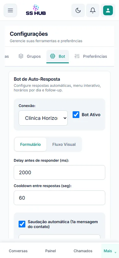 Bot no celular